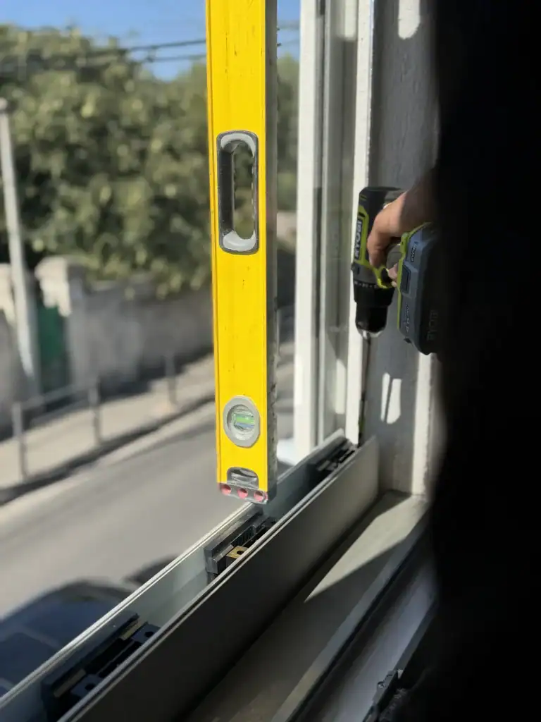 Ajustement du niveau.